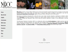 Tablet Screenshot of microfungi.org